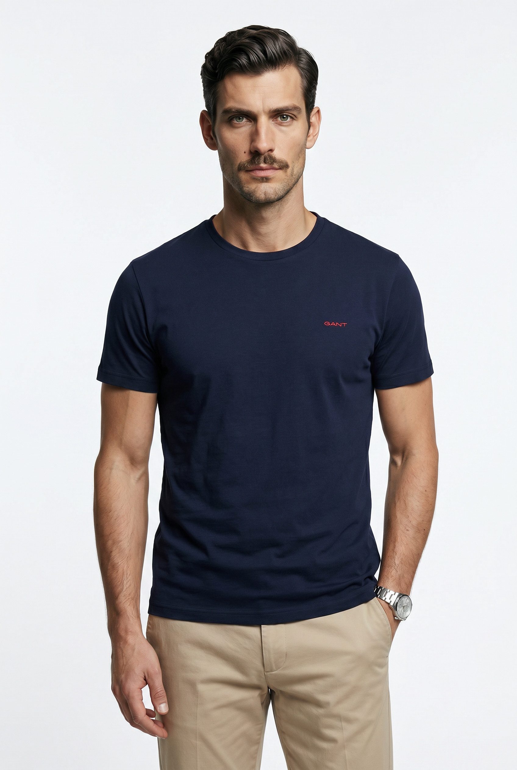 Gant T-Shirt CONTRAST LOGO Regular fit mit Rundhalsausschnitt