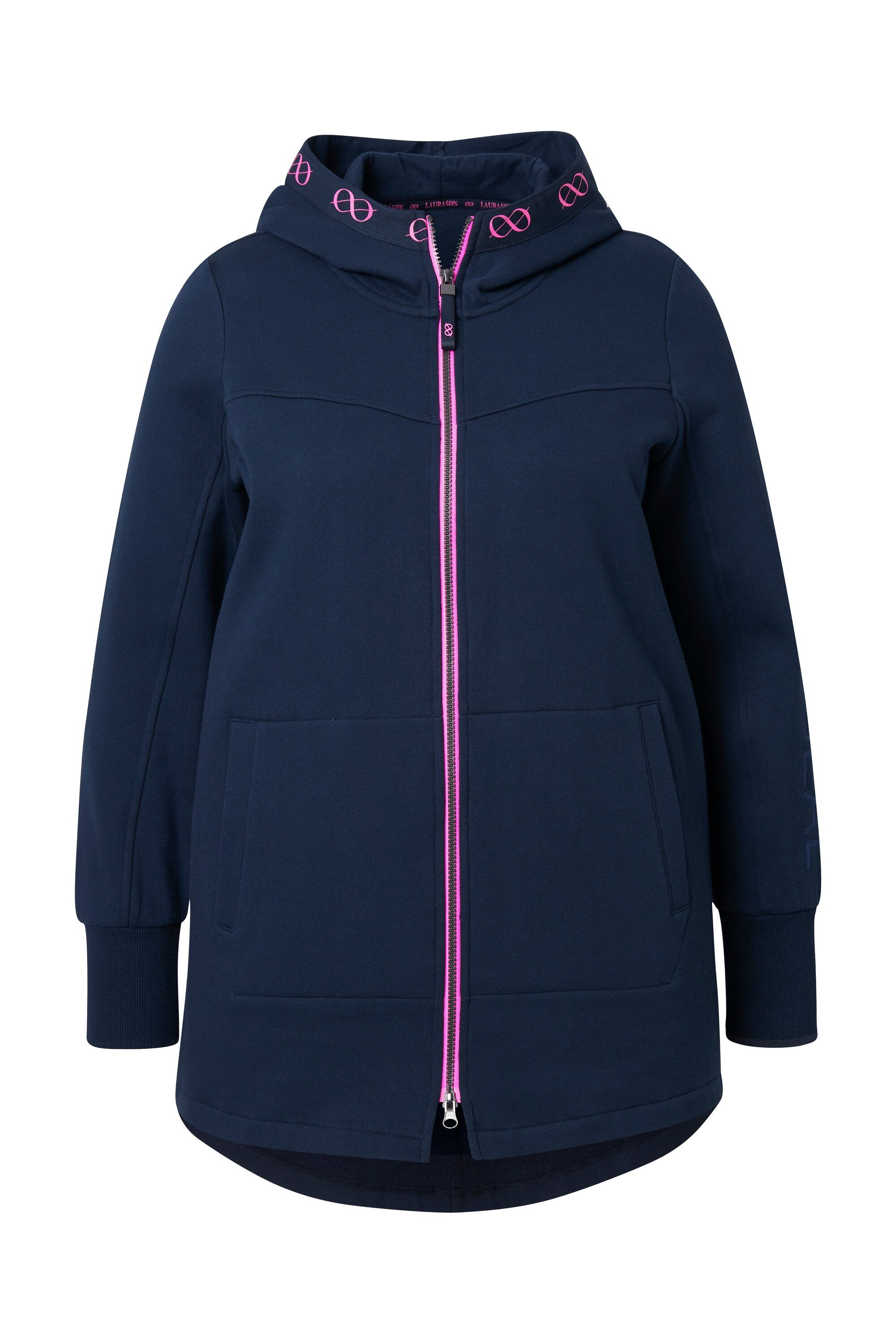 Laurasøn Sweatjacke Sweatjacke Kapuze Langarm günstig online kaufen