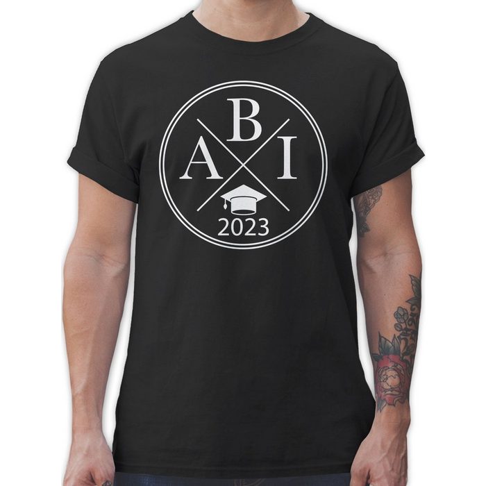 Shirtracer T-Shirt Abi 2023 Hipster X - Abitur & Abschluss 2023 Geschenk - Herren Premium T-Shirt geschenk abi - geschenke zum abitur - tshirt dad - abschluss t-shirts