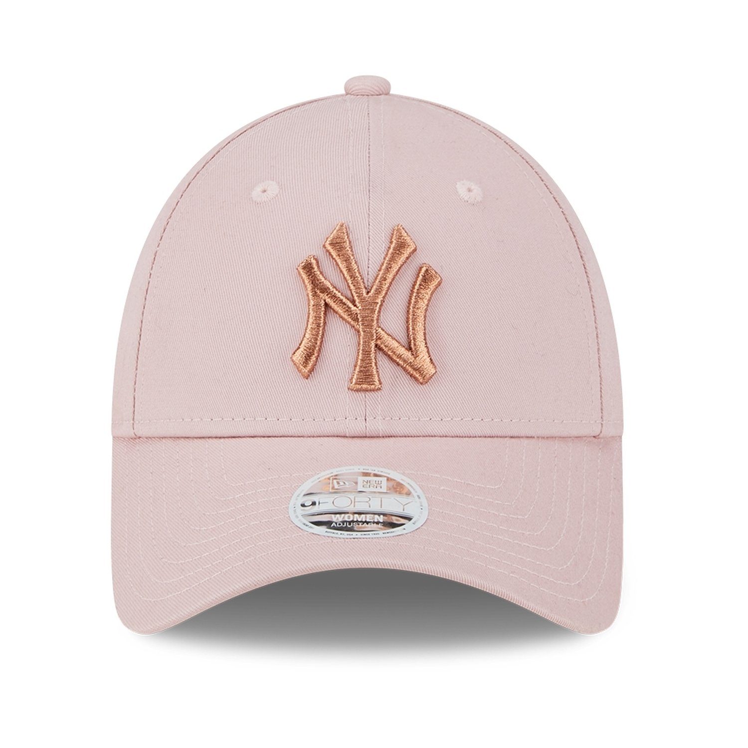 Era 9Forty York METALLIC Baseball Cap New New Yankees rosa