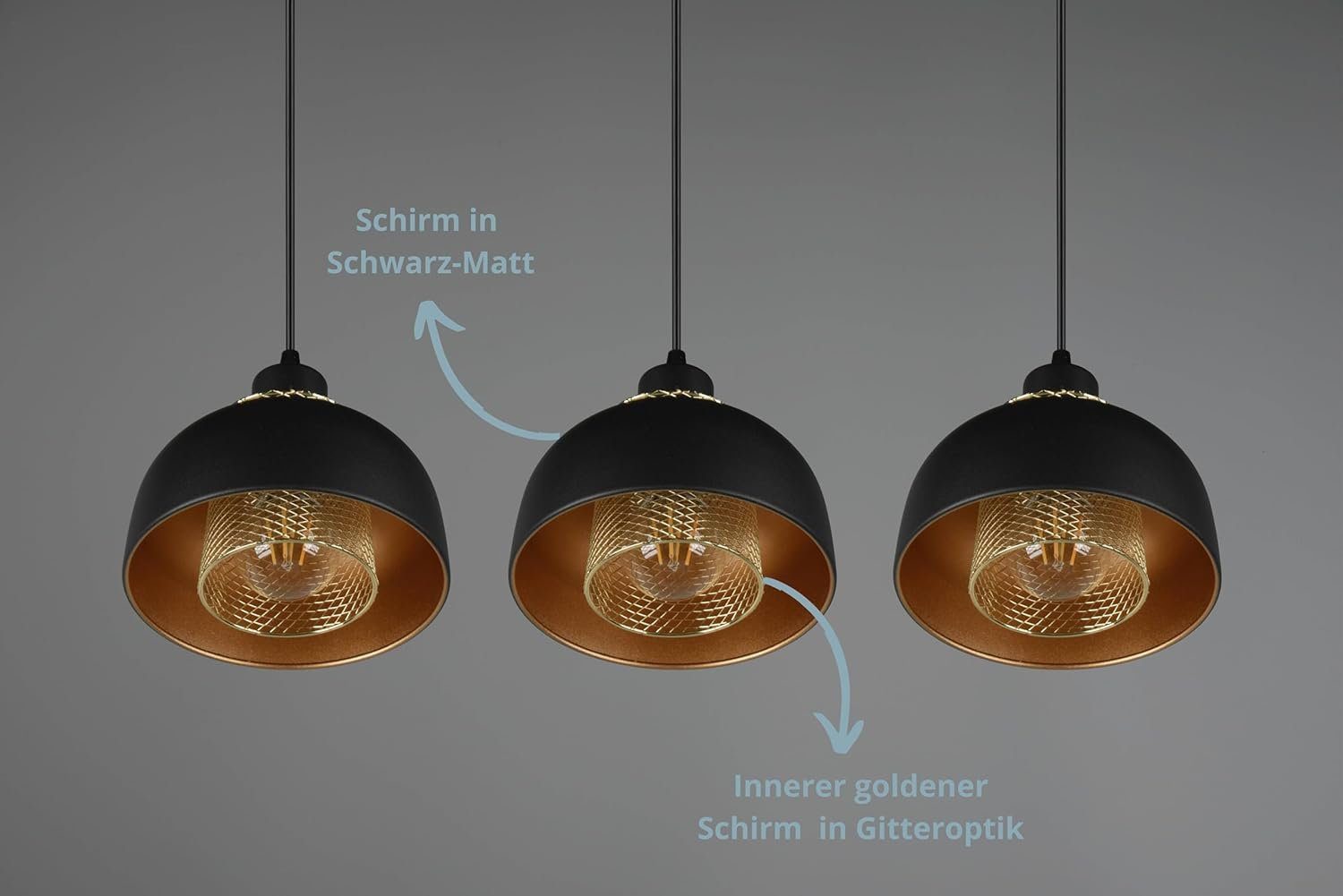 lightling Pendelleuchte Pancho, ohne Leuchtmittel, moderne Pendellampe mit günstig online kaufen