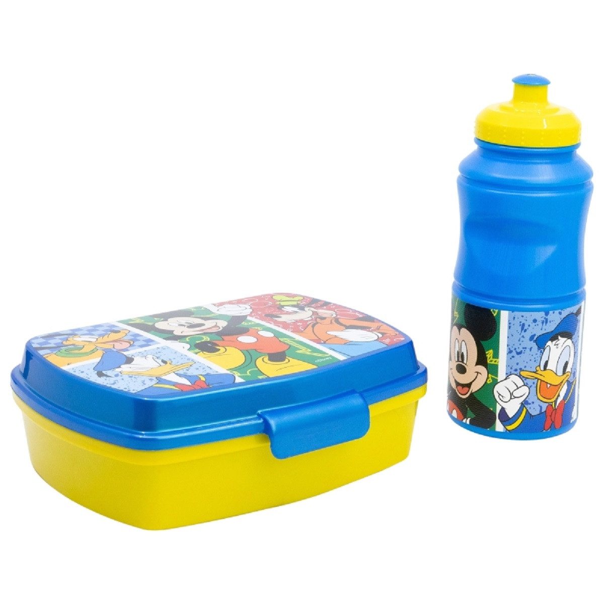 Storline Trinkflasche Disney Minnie Mouse 2er Set (380 ml) und Brotdose im Geschenkkarton