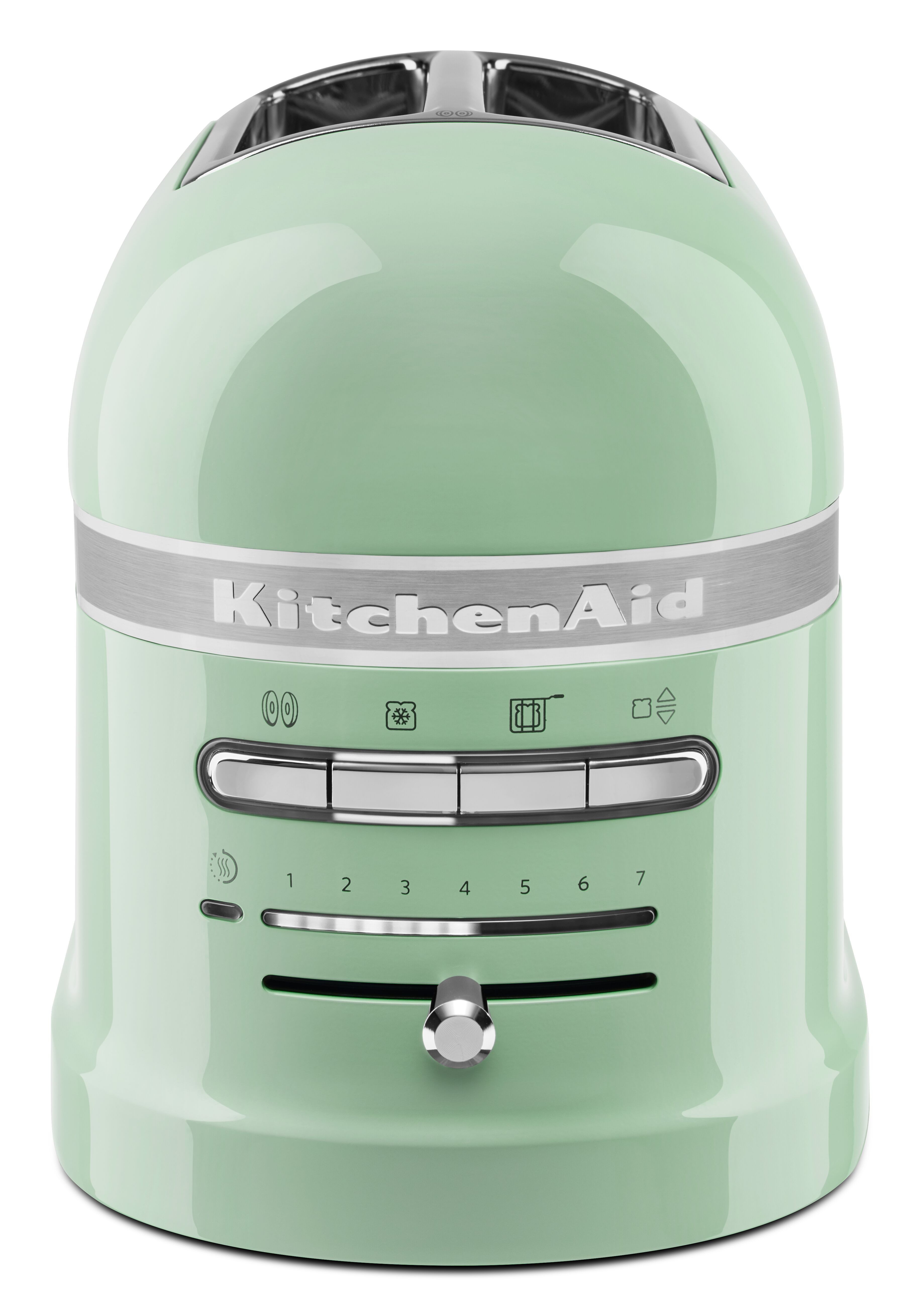 KitchenAid Toaster 5KMT2204EPT Pistazie, 2 kurze Schlitze, für 2 Scheiben, 1250 W, mit Sandwichzange
