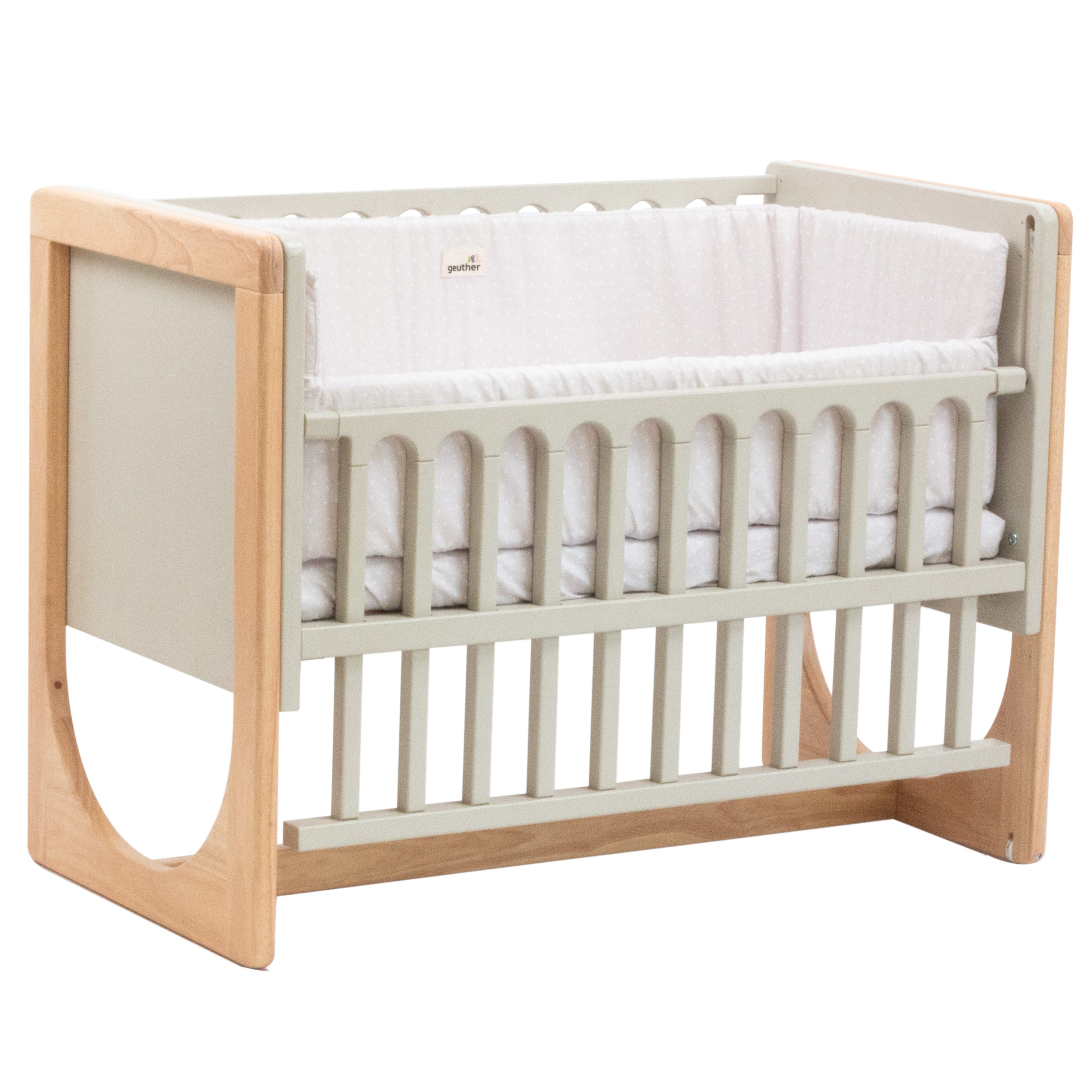 Geuther Beistellbett HATO inkl. Matratze Babybett in Natur