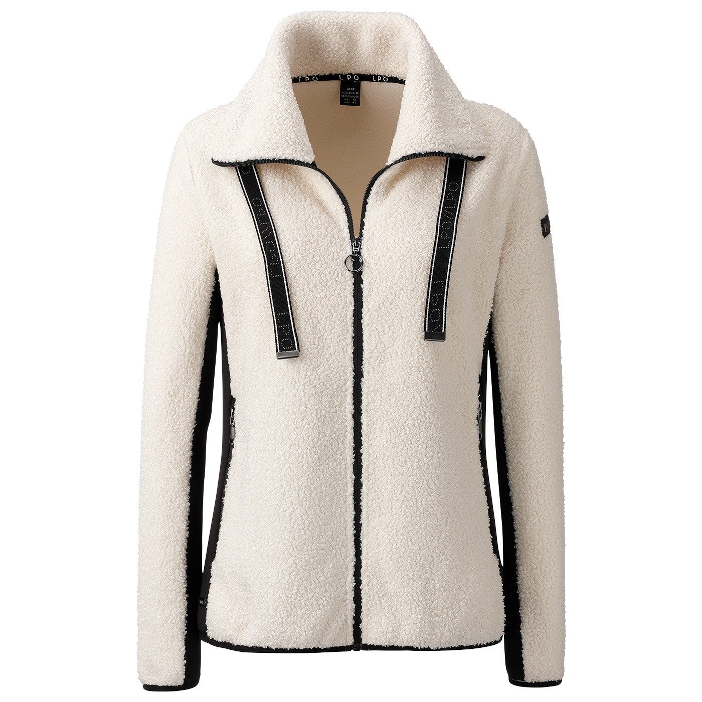LPO Fleecejacke Fanny Sherpafleece mit Stretch-Einsätzen