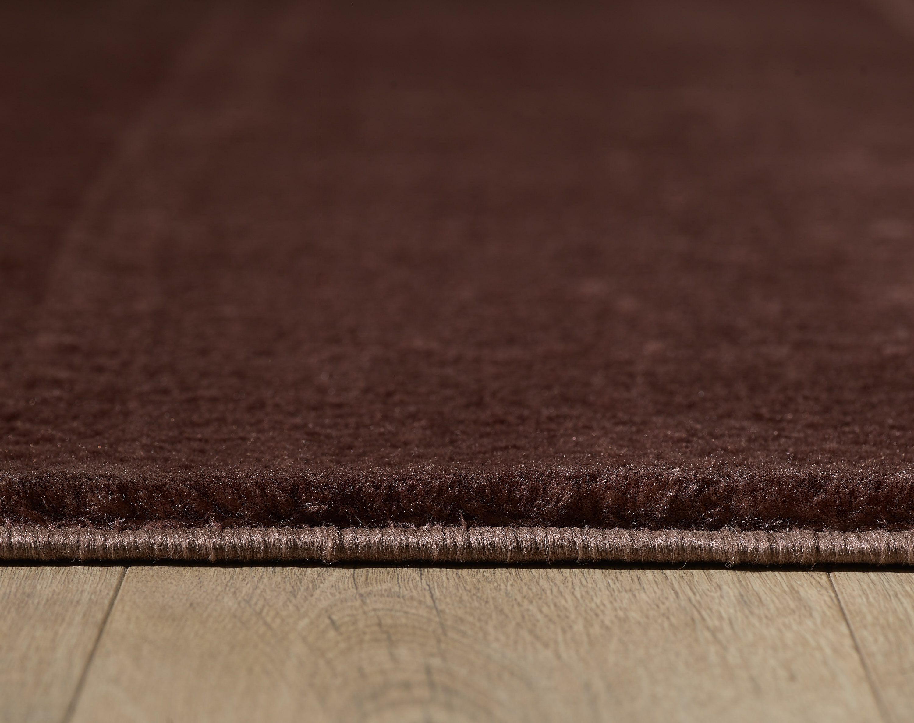 Carpettex Hochflor-Teppich Unicolor - Einfarbig, Rund, günstig online kaufen