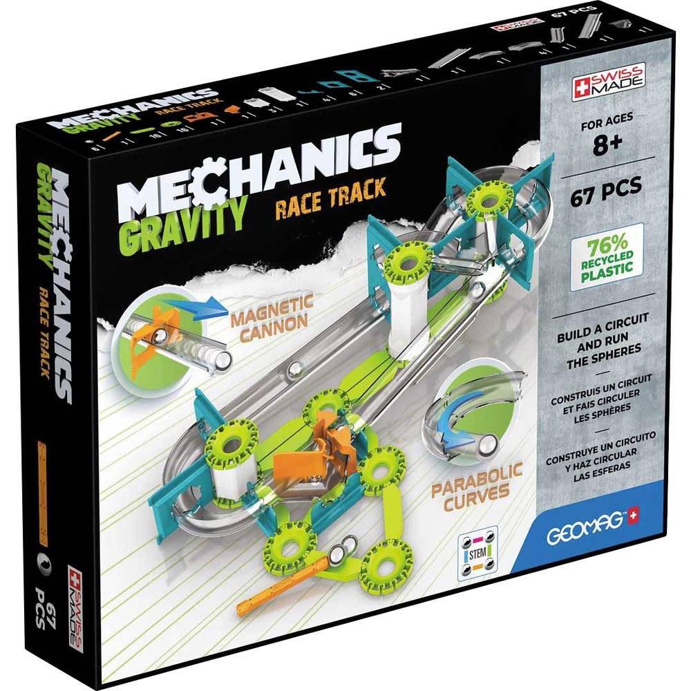 Geomag™ Recycled Race Track 67 507090 Konstruktionsspielsteine