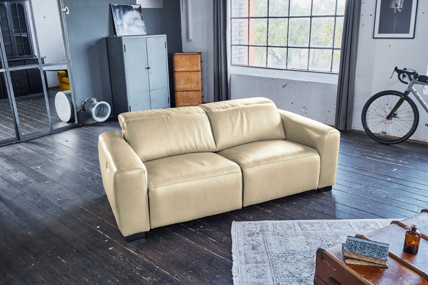 KAWOLA 3-Sitzer FINN, Sofa Couch, Relaxfunktion, günstig online kaufen
