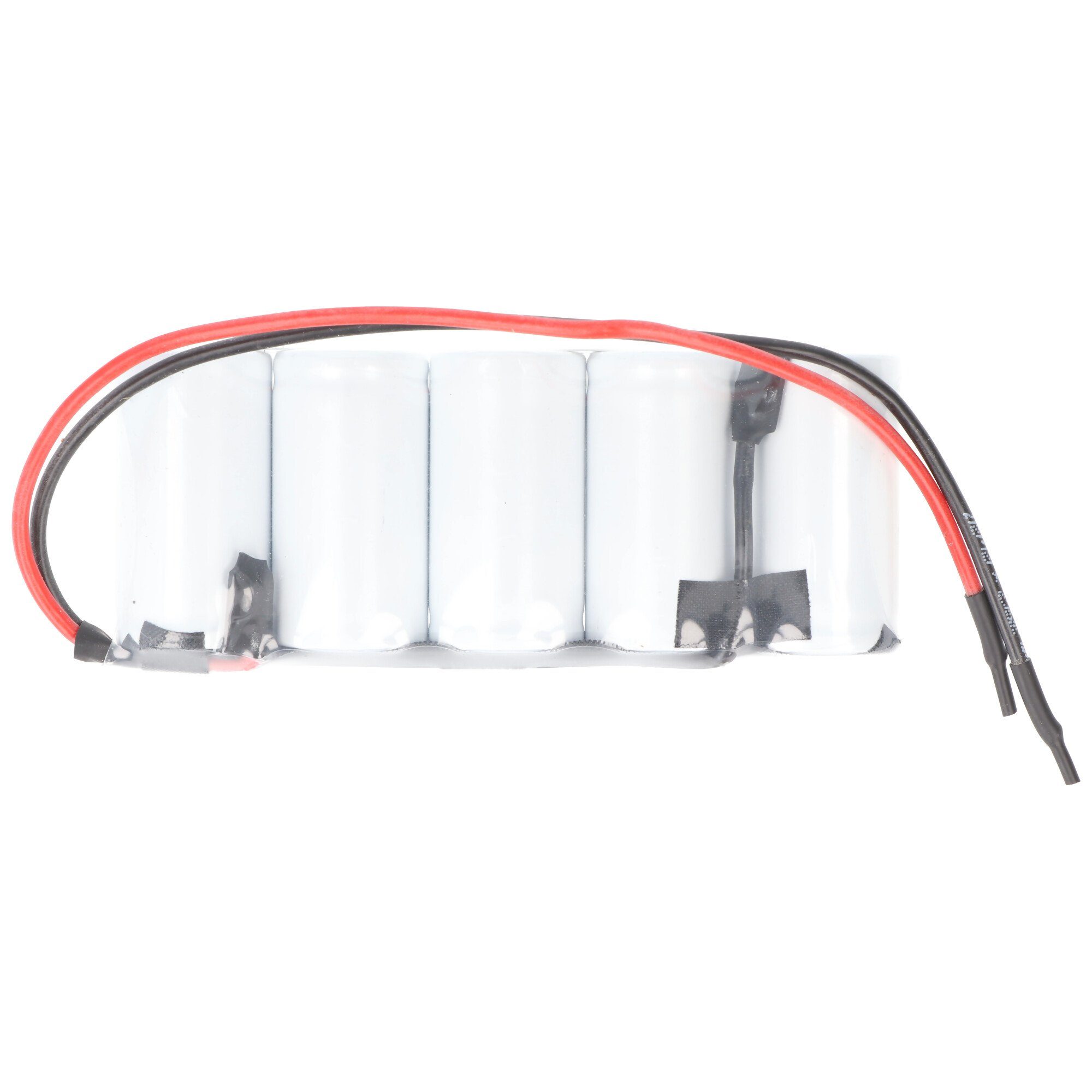 Saft Notbeleuchtungs-Akku F1x5 Saft VNT SC mit Kabel 10cm mit offener Litz Akku 1600 mAh (6,0 V)