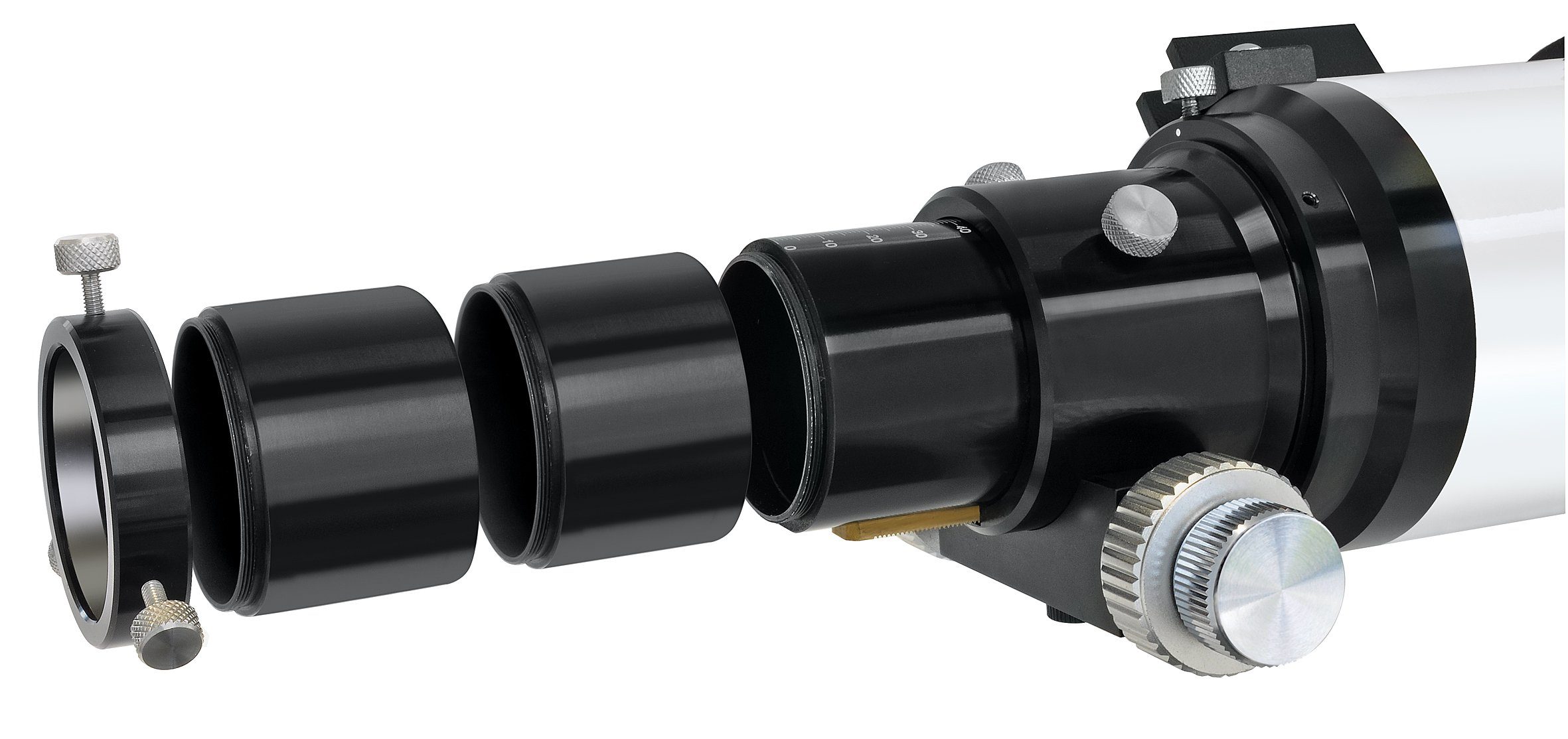 EXPLORE SCIENTIFIC Teleskop EXPLORE SCIENTIFIC ED APO 102mm f/7 FCD-1 Alu 2'' R&P Fokussierer