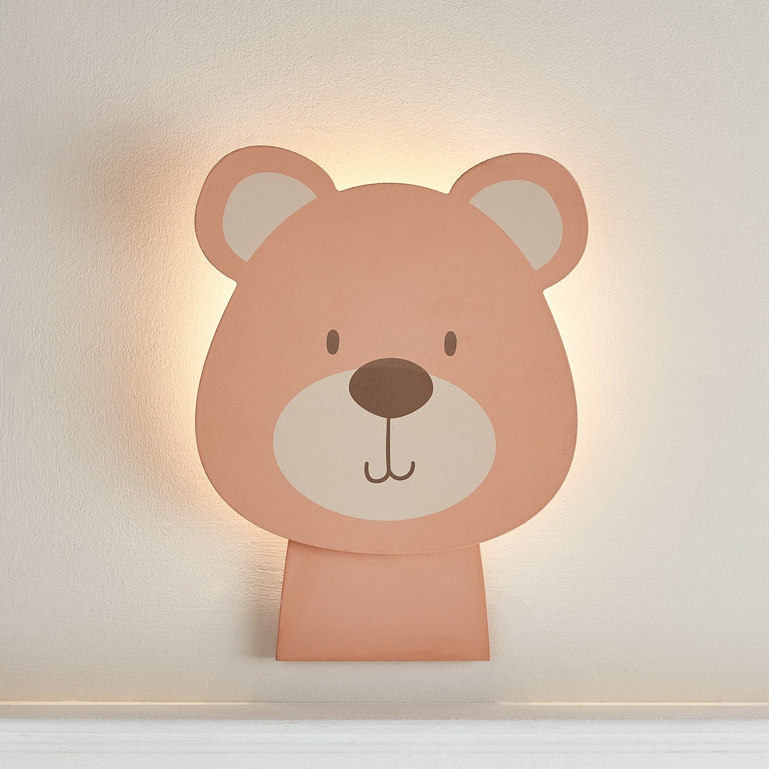 Lights4fun LED Wandleuchte Bären Wandlampe Kinderzimmer