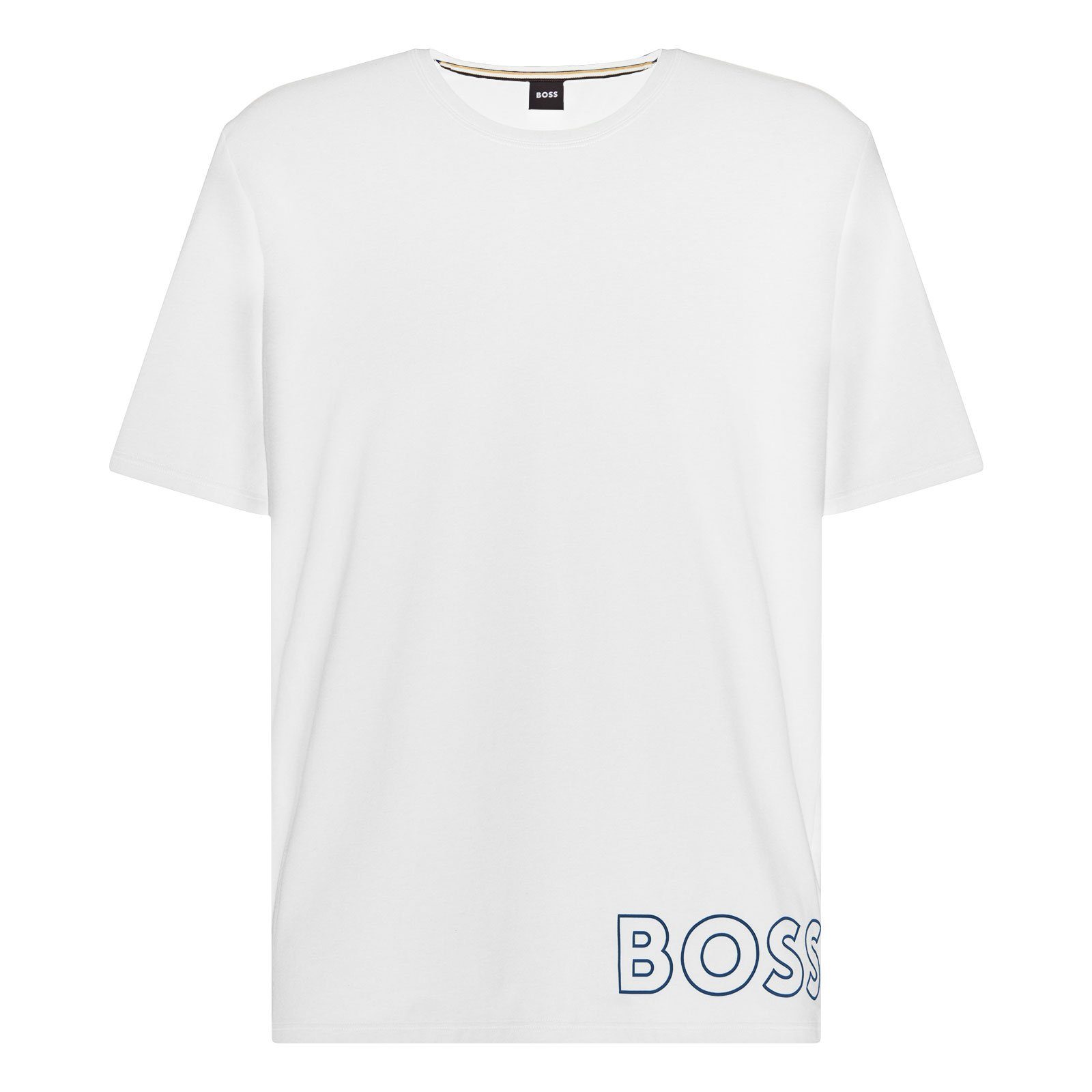 BOSS T-Shirt Identity T-Shirt RN mit Outline-Logo 107 white | T-Shirts