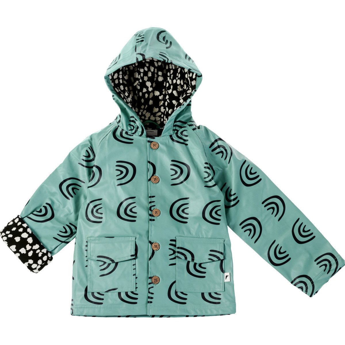 Turtledove London Softshelljacke Regenbogen Unisex Kinder Übergangsjacke, Windbreaker, Outdoor, Funktionsjacke, Wanderjacke