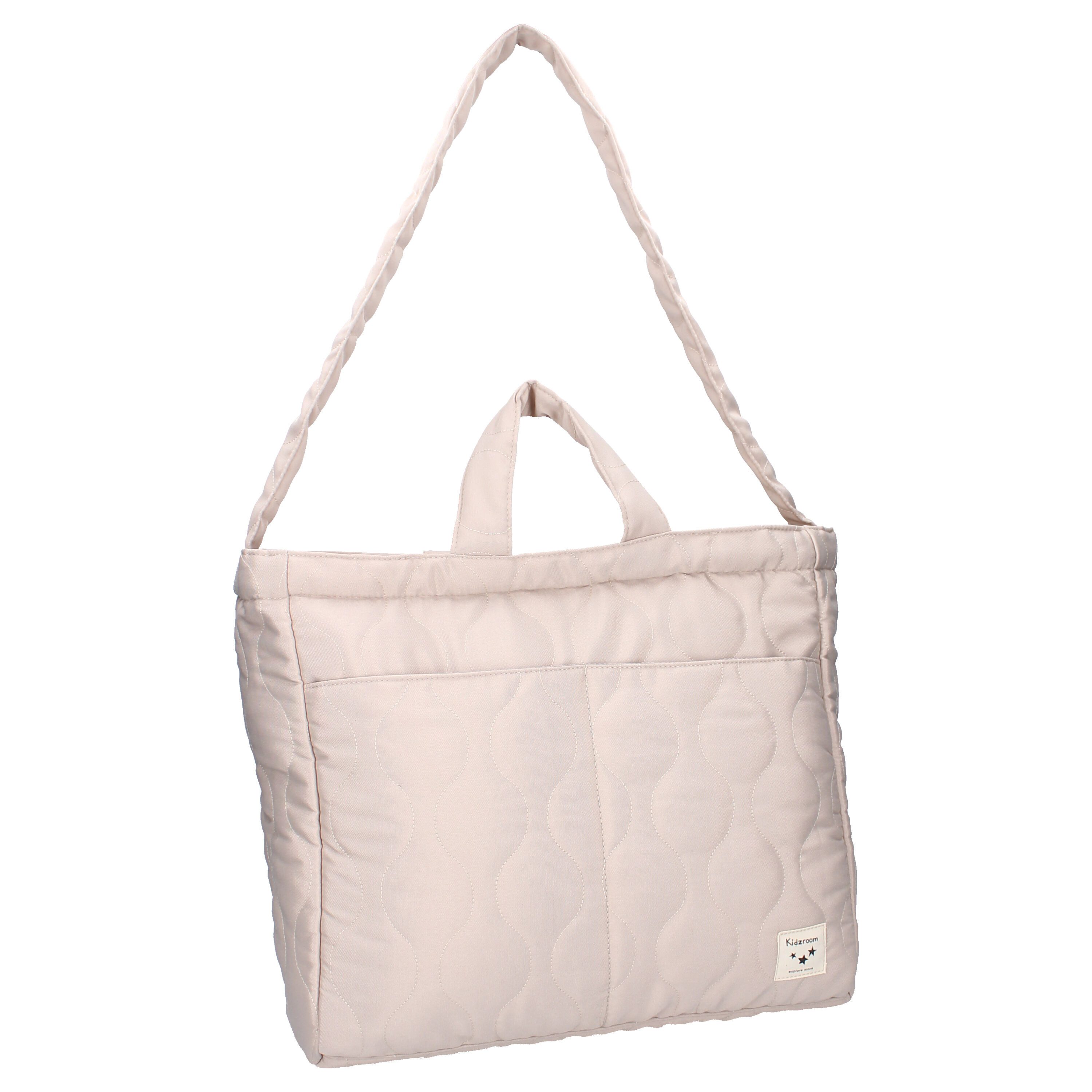 Kidzroom Wickeltasche – Stilvolle Babytasche in Taupe mit viel Stauraum