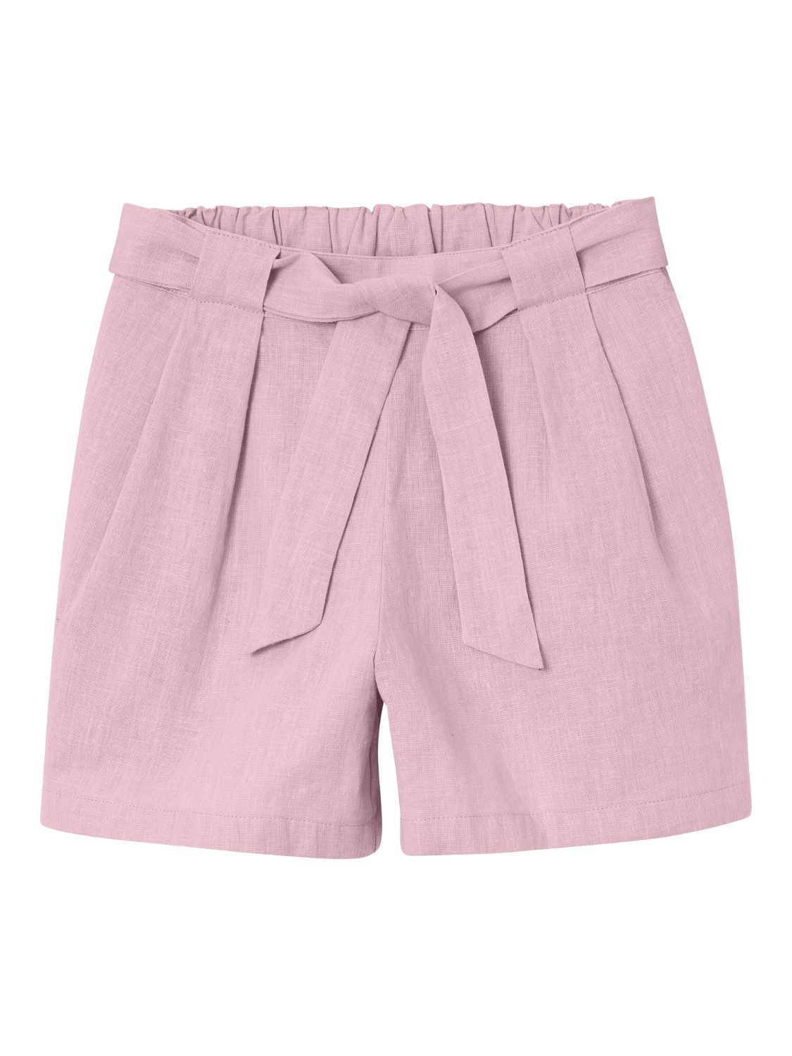 Name It Shorts Mädchen Gittermuster Shorts mit Kordelzug 7472 in Pink