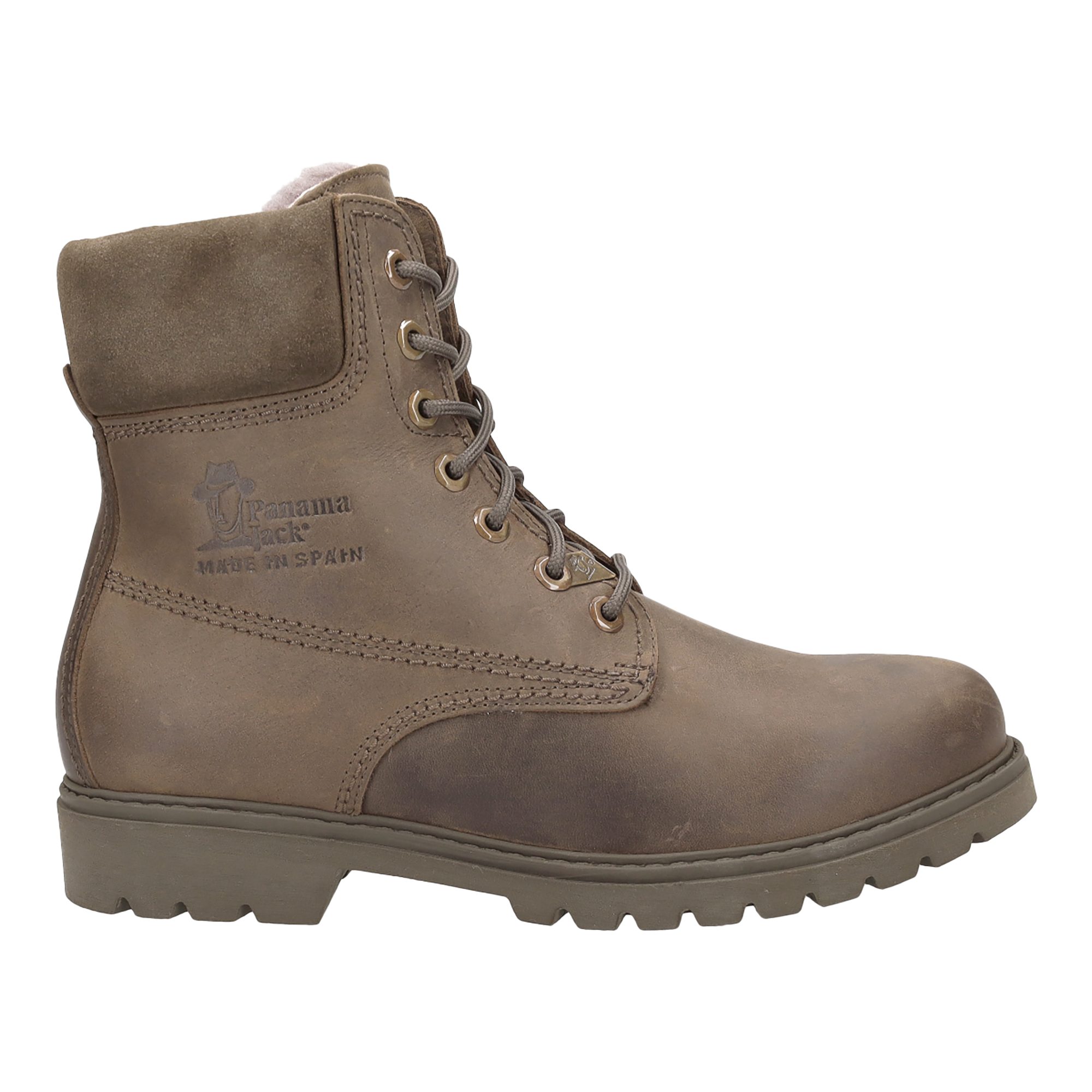 Panama Jack Winterboots, Winterstiefelette, Schnürstiefelette, Outdoorschuh mit Ziernähten