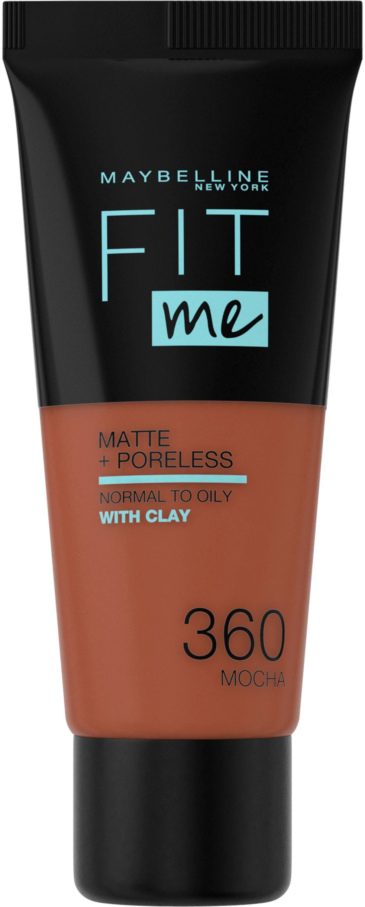 MAYBELLINE NEW YORK Foundation FIT ME Matt&Poreless Nr. 360 Mocha