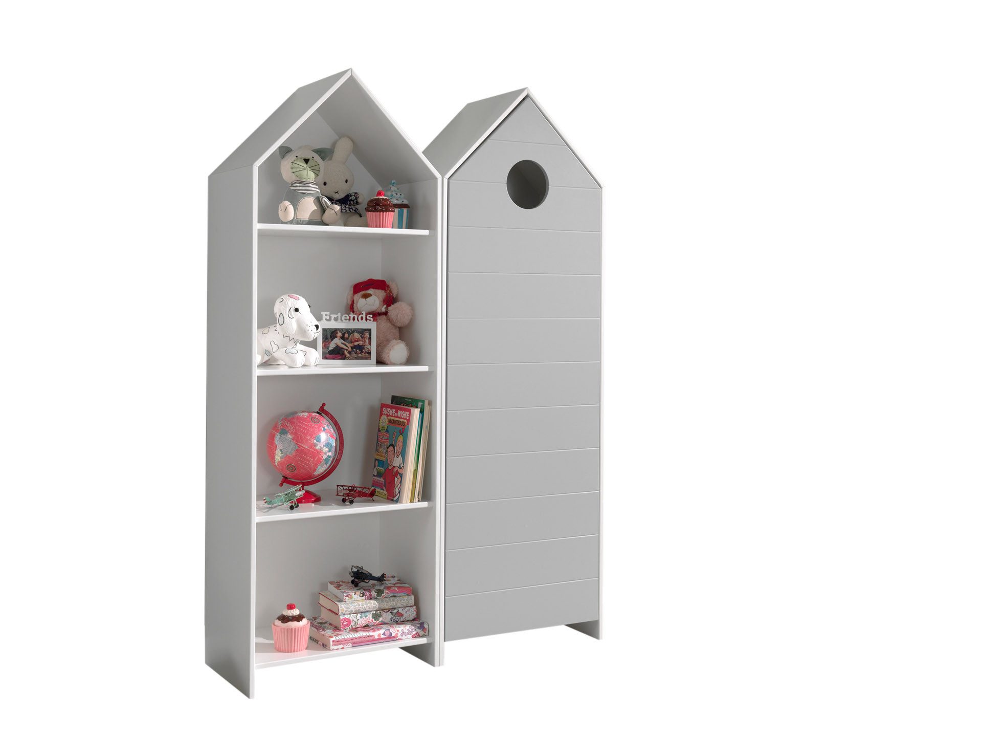 Faizee Möbel Schrank-Set Vielseitiges und farbenfrohes CASAMI Schrank-Set für das Kinderzimmer, (2-St)