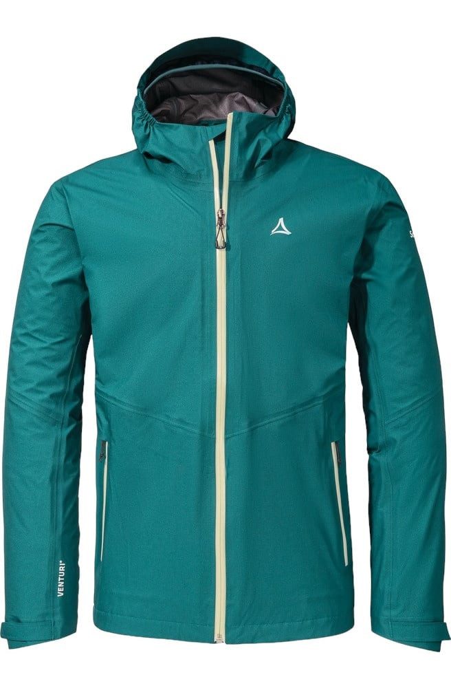 Schöffel Softshelljacke Begoro 3-Lagen (Hardshell, winddicht, wasserdicht) dunkelgrün Herren