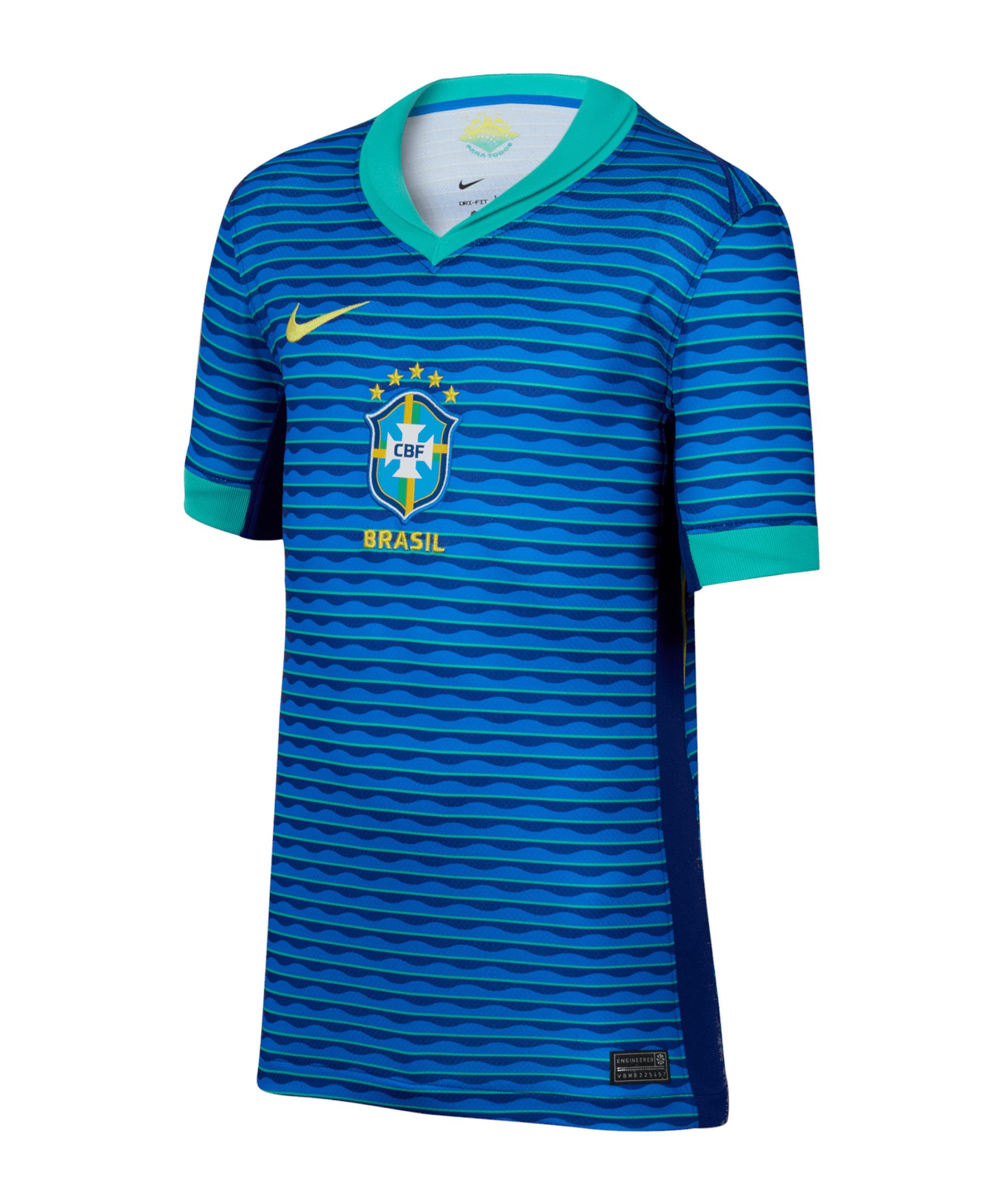 Nike Fußballtrikot Brasilien Trikot Away Copa America 2024 Kids