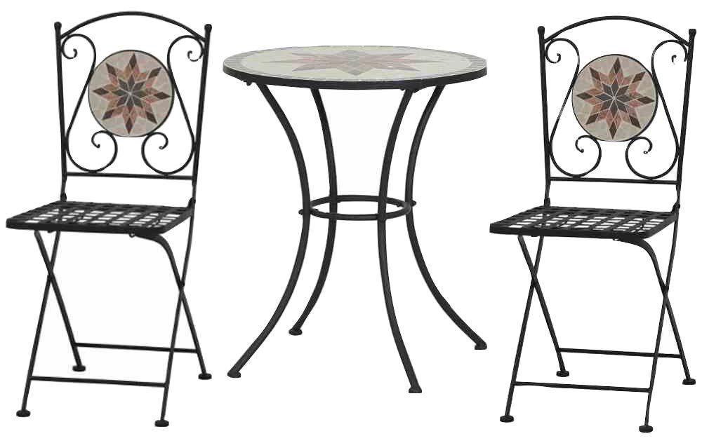 Siena Garden Garten-Essgruppe Stella, (3-tlg)