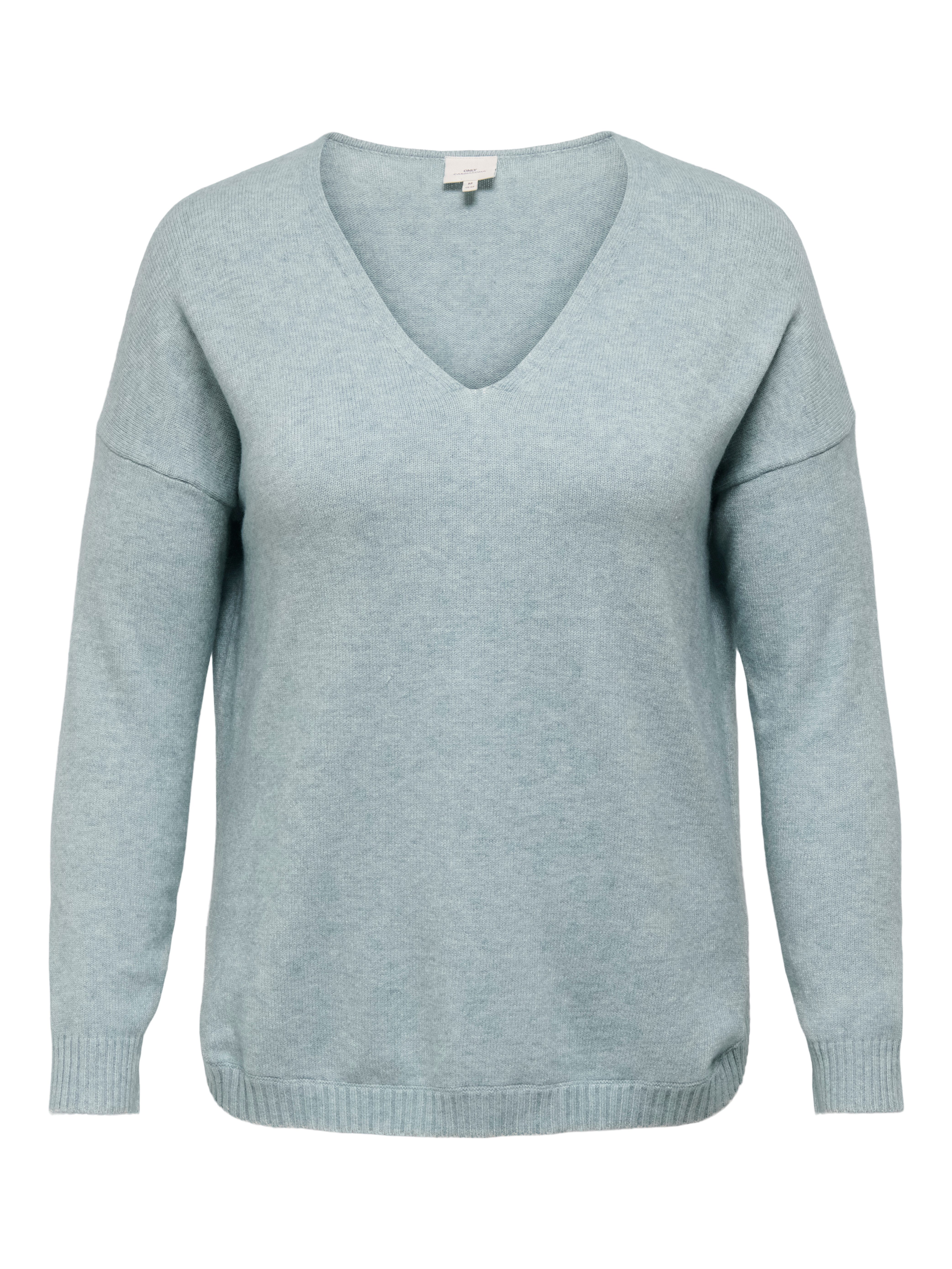 ONLY CARMAKOMA V-Ausschnitt-Pullover CARMARGARETA LS PULLOVER günstig online kaufen