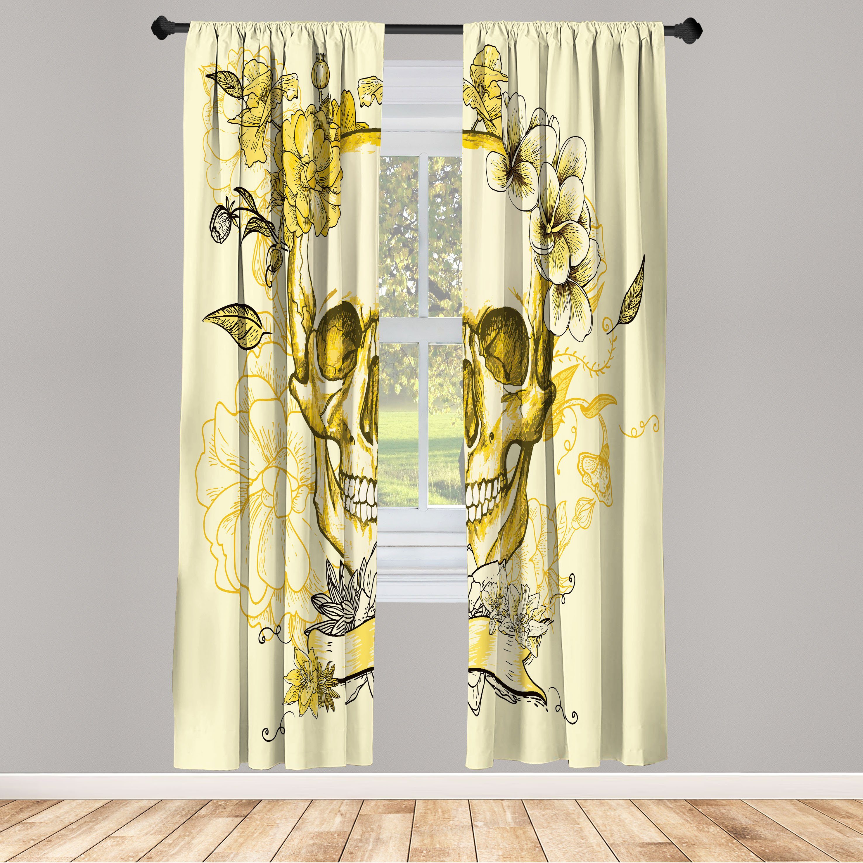 fantastisch Gardine Vorhang für Wohnzimmer Schlafzimmer Microfaser Abakuhaus, Dekor