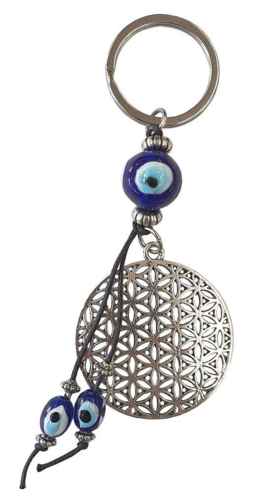 Saraswati Schlüsselanhänger Schlüsselanhänger "Blume des Lebens / Nazar" Me günstig online kaufen