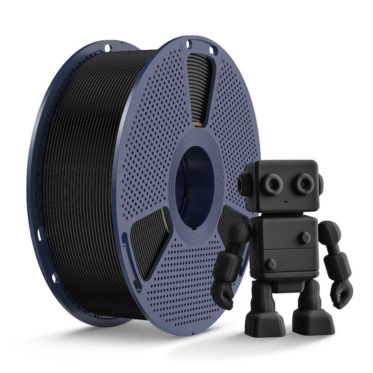 SUNLU Filament SUNLU PETG Filament 1kg Schwarz, Eine sehr gute Schichthaftung bei geringer Verformung