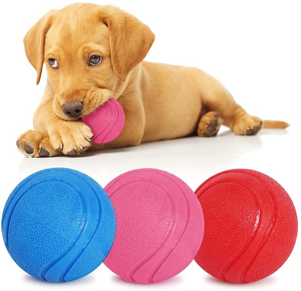 Leway Hunde-Ballschleuder Hundeball Hüpfender Hundespielzeugball  Interaktives Hundespielzeug Sehr stabiler Hundespielzeugball Gummiball für  Hunde Welpen
