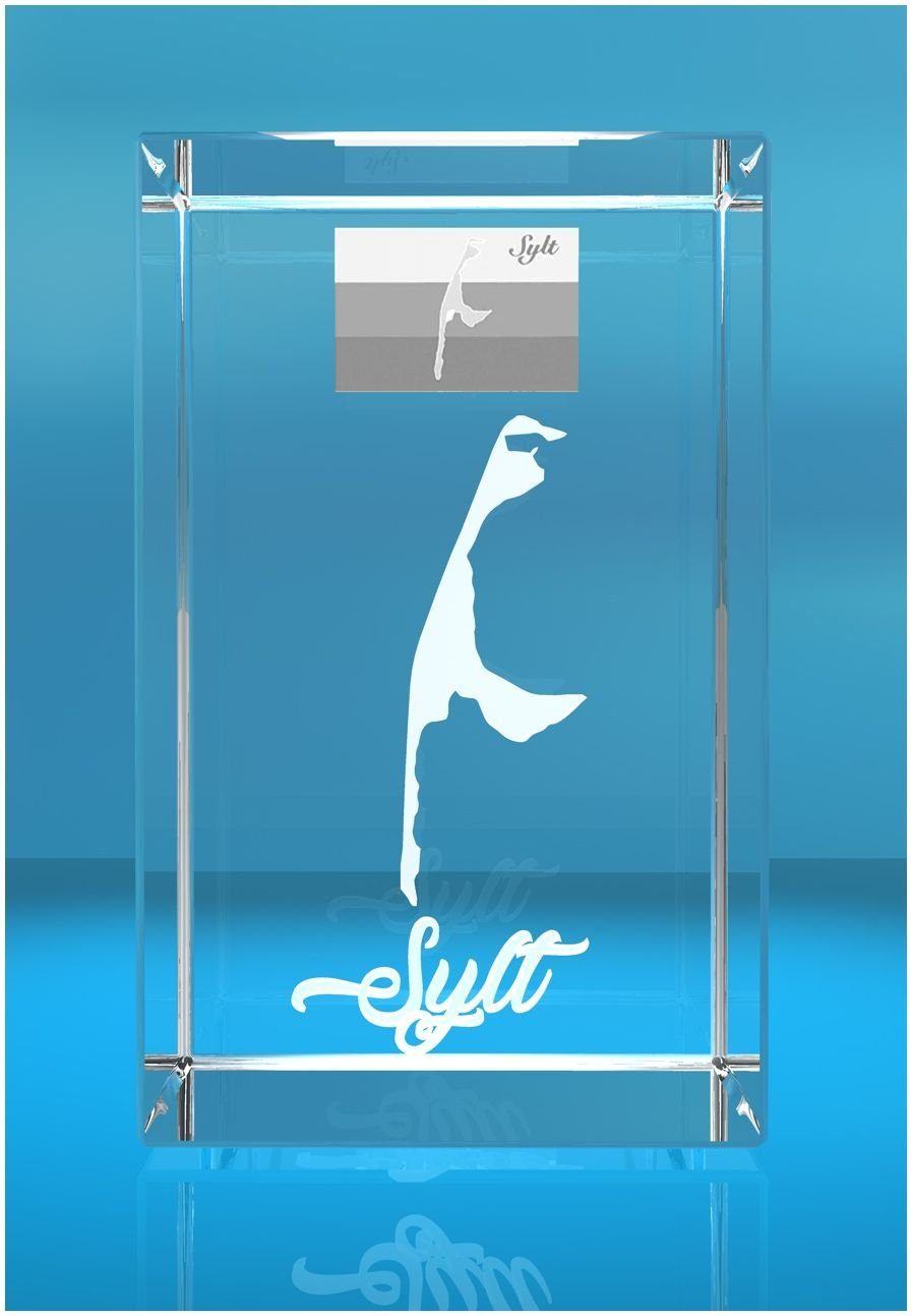 Dekofigur 3D Glasquader I Sylt, Hochwertige Geschenkbox, Made in Germany, F günstig online kaufen