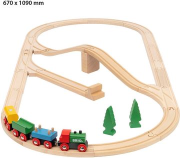 BRIO® Spielzeug-Eisenbahn 65 Jahre Holzeisenbahn Jubiläums-Zugset, Made in Europe; FSC® - schützt Wald - weltweit