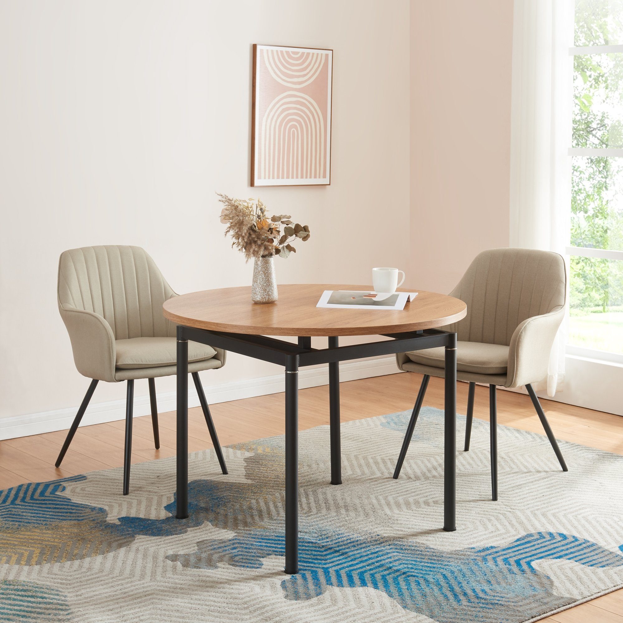 en.casa Esstisch, »Hemnes« für 4 Personen günstig online kaufen