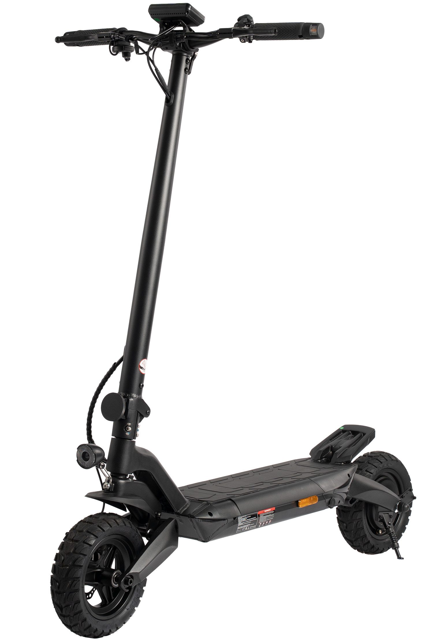 Vankel E-Scooter mit Straßenzulassung, 10'' Offroad-Breitreifen, Vollfederung, Blinker, 500 W, (Klingel, 4 Stoßdämpfer, Luftreifen, klappbare Handgriffe), 720Wh, 55km, klappbar, Aluminiumrahmen, Elektroscooter, Cityroller