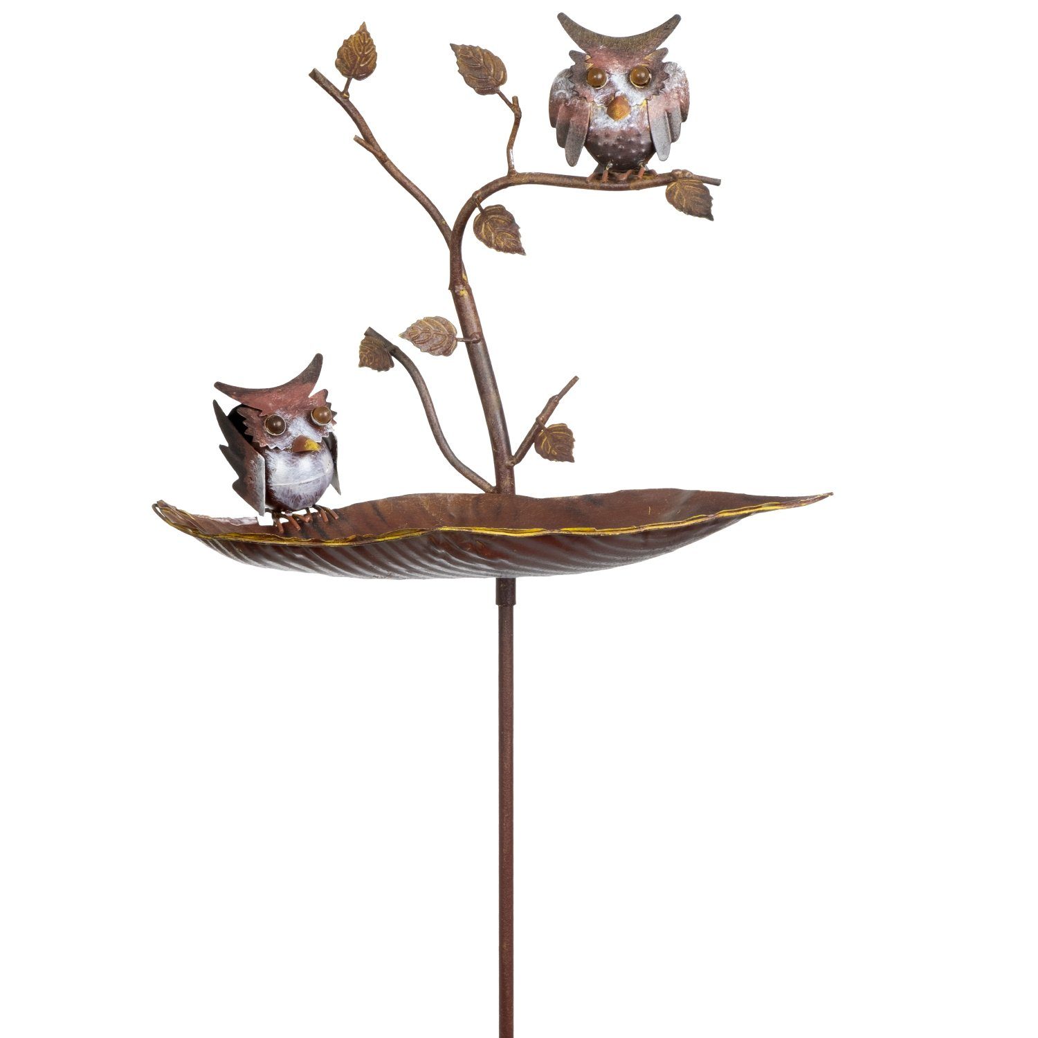Moritz Gartenstecker Vogeltränke Eulen Gartenfigur Gartedekoration günstig online kaufen
