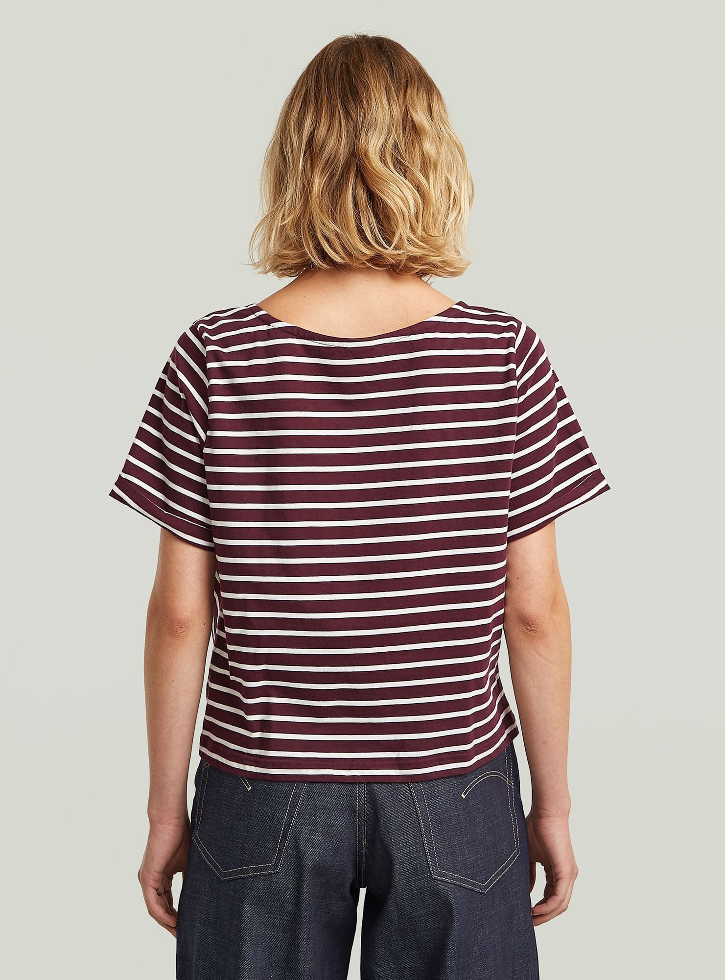 G-STAR T-Shirt Striped Knot T-Shirt