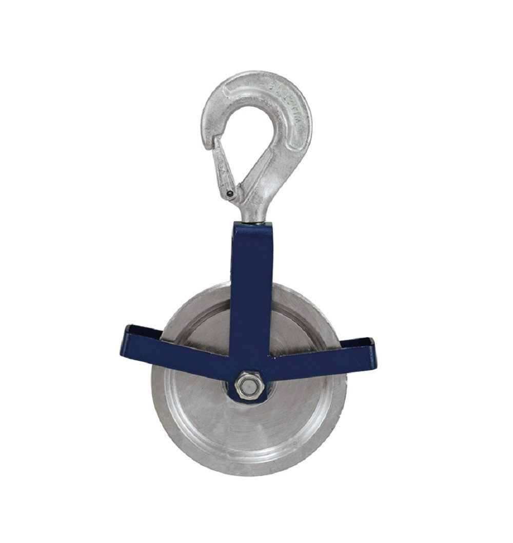 HM Müllner Werkzeuge Umlenkrolle HM Müllner Baurolle 700 kg Haken drehbar BR160