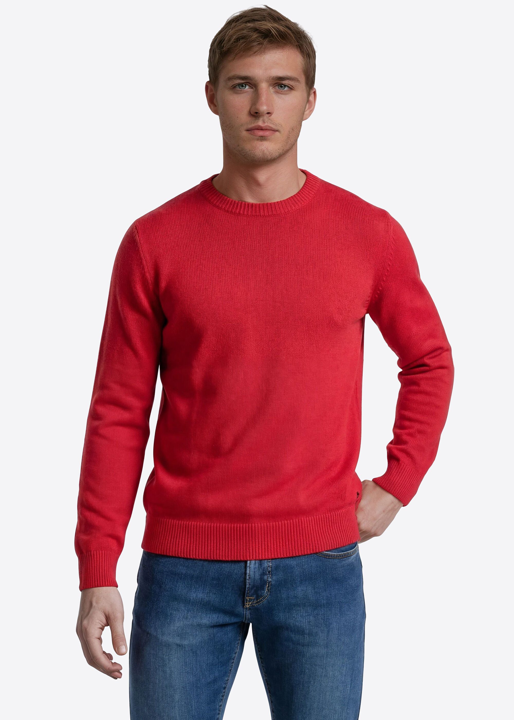 Pierre Cardin Strickpullover mit Rundhalsausschnitt günstig online kaufen