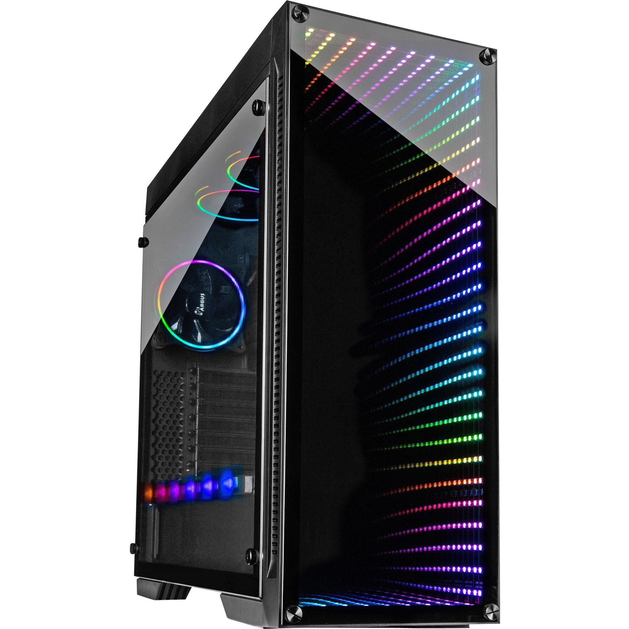 PC-Gehäuse Inter-Tech X-908 Infini2 Infinity-Mirror