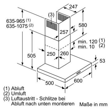 BOSCH Wandhaube Serie Serie 2 DWB66BC60