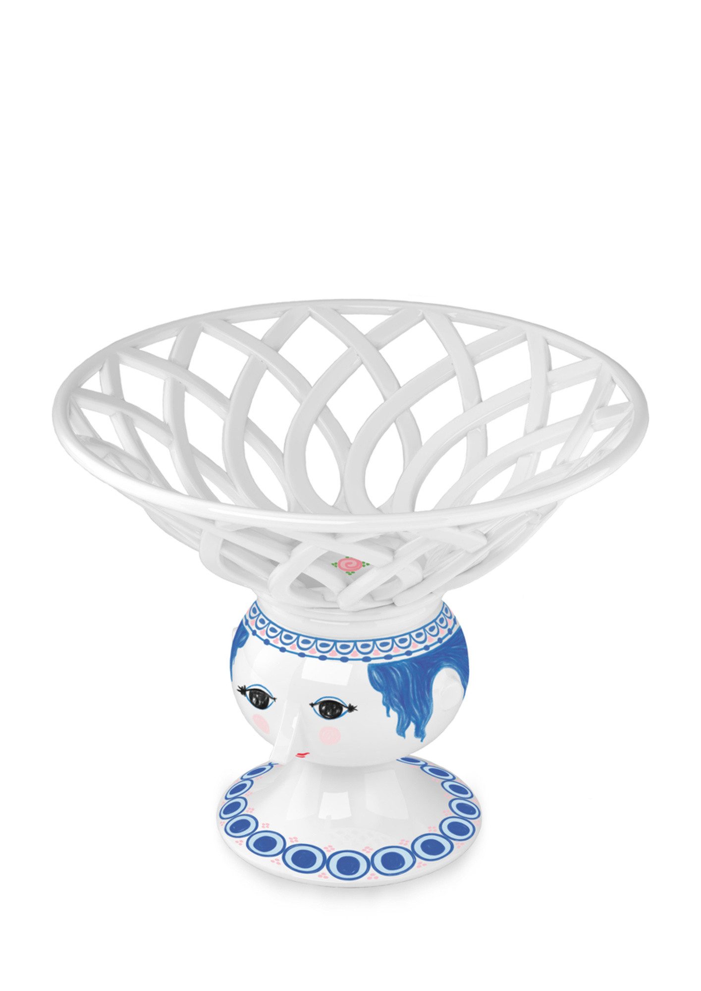 Bjørn Wiinblad Obstschale Bjørn Wiinblad Dora Obstschale Keramik blau