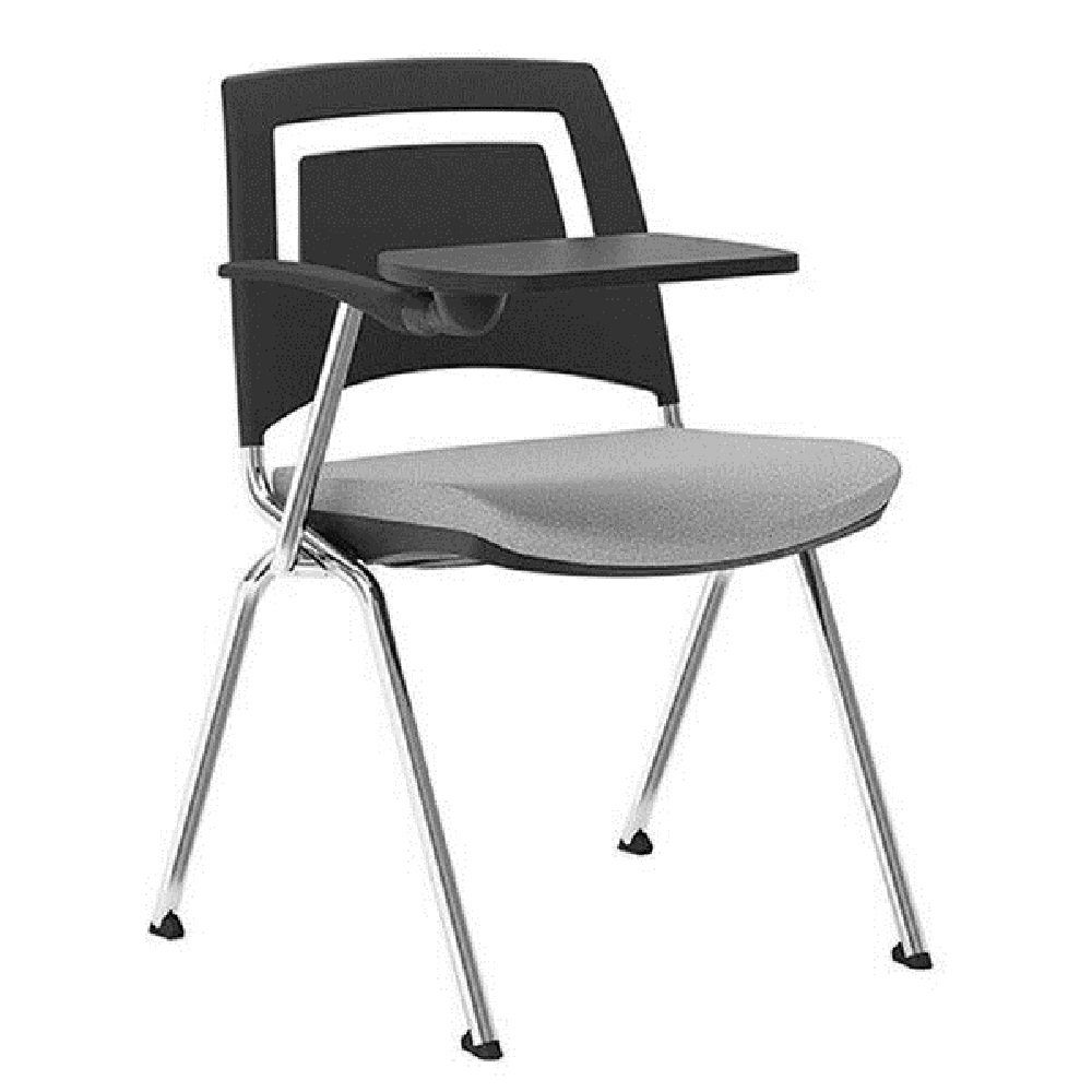 Made St), Stilvoller Moderner (1 Europa in Bürostuhl Grau Stuhl Design Hochwertiges Neu Stuhl Bürostuhl JVmoebel
