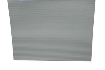 Koi Herdecke Sichtschutzstreifen Premium Hart PVC - Sichtschutzstreifen-hellgrau 2520mm x190mm x1,3mm