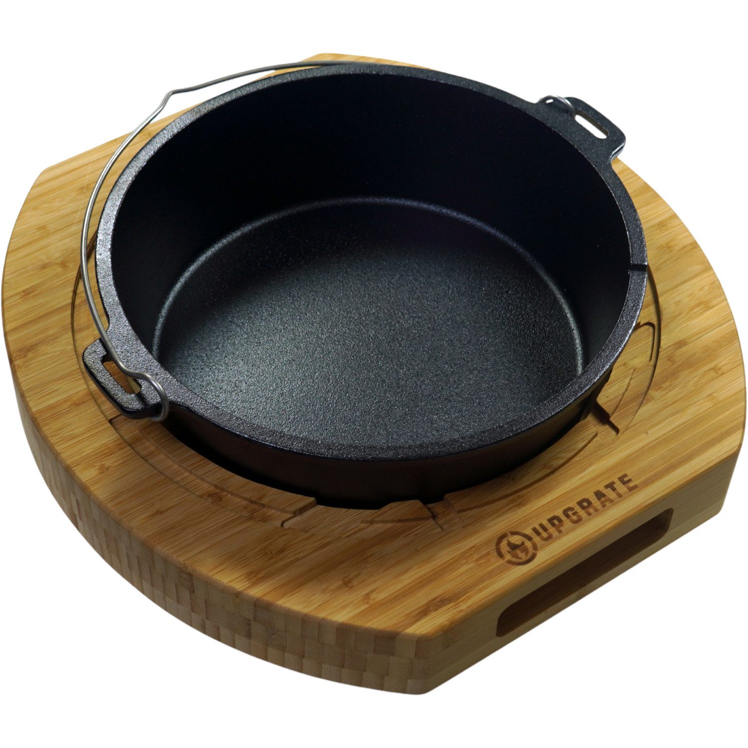 Feuergott Grilltopf UPGRATE BBQ Chef Board für Weber GBS System & Feuergott Dutch Oven 6l