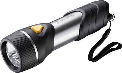 VARTA Handleuchte »VARTA Day Light Multi LED F30 Taschenlampe mit 14 LEDs inkl. 2x D LONGLIFE Power Batterie - ideal für Haushalt, Camping, Angeln, Garage, Notfälle, Stromausfälle, Outdoor«