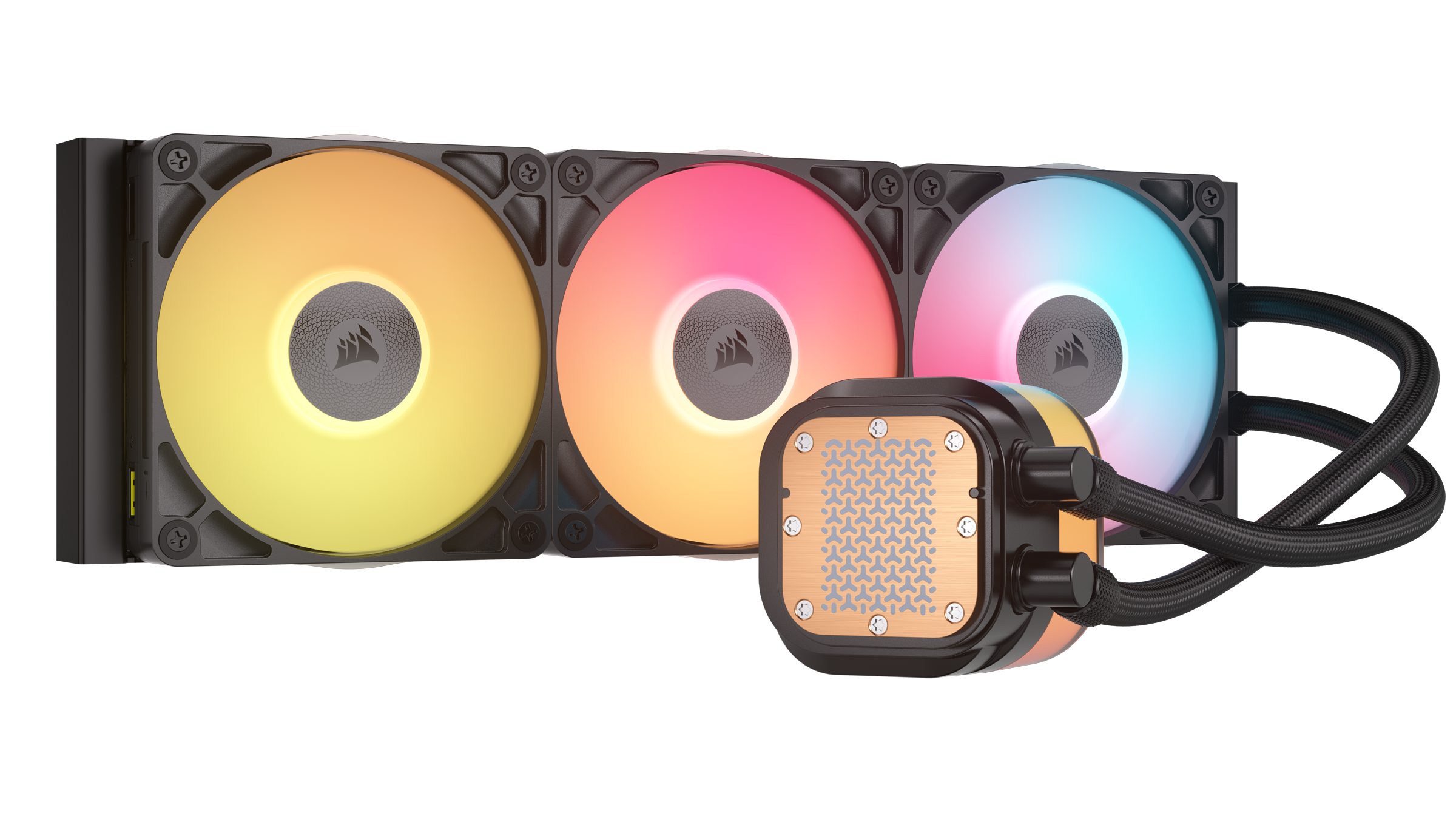 Corsair CPU Kühler iCUE LINK TITAN 360 RX LCD, Flüssig