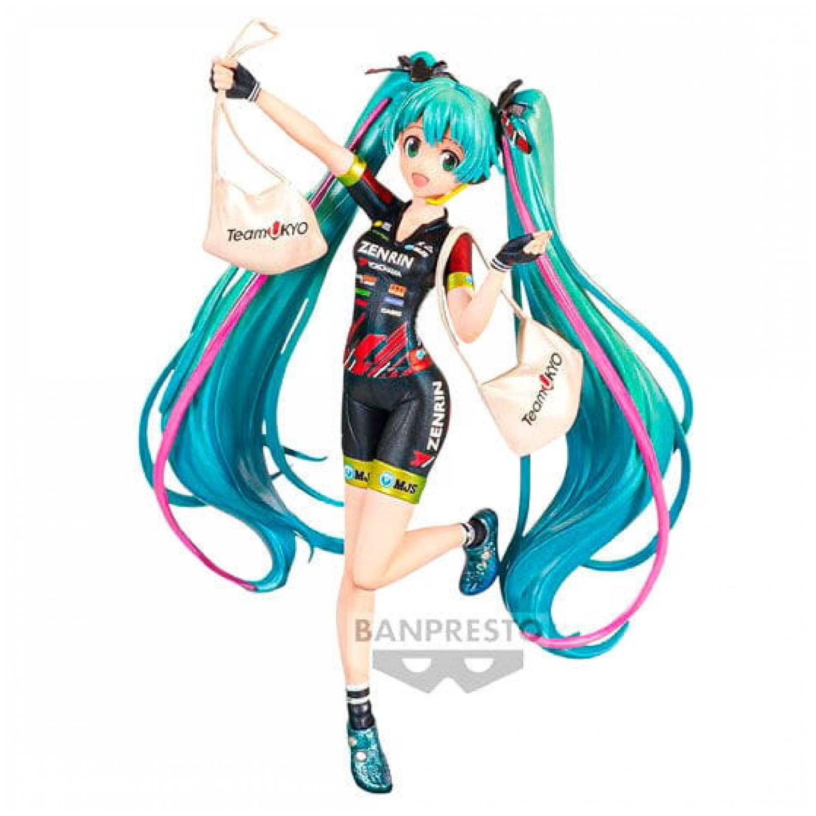 Banpresto Sammelfigur Hatsune Miku Banpresto Chronicle Hatsune Miku Racing 2019 Figur 17cm