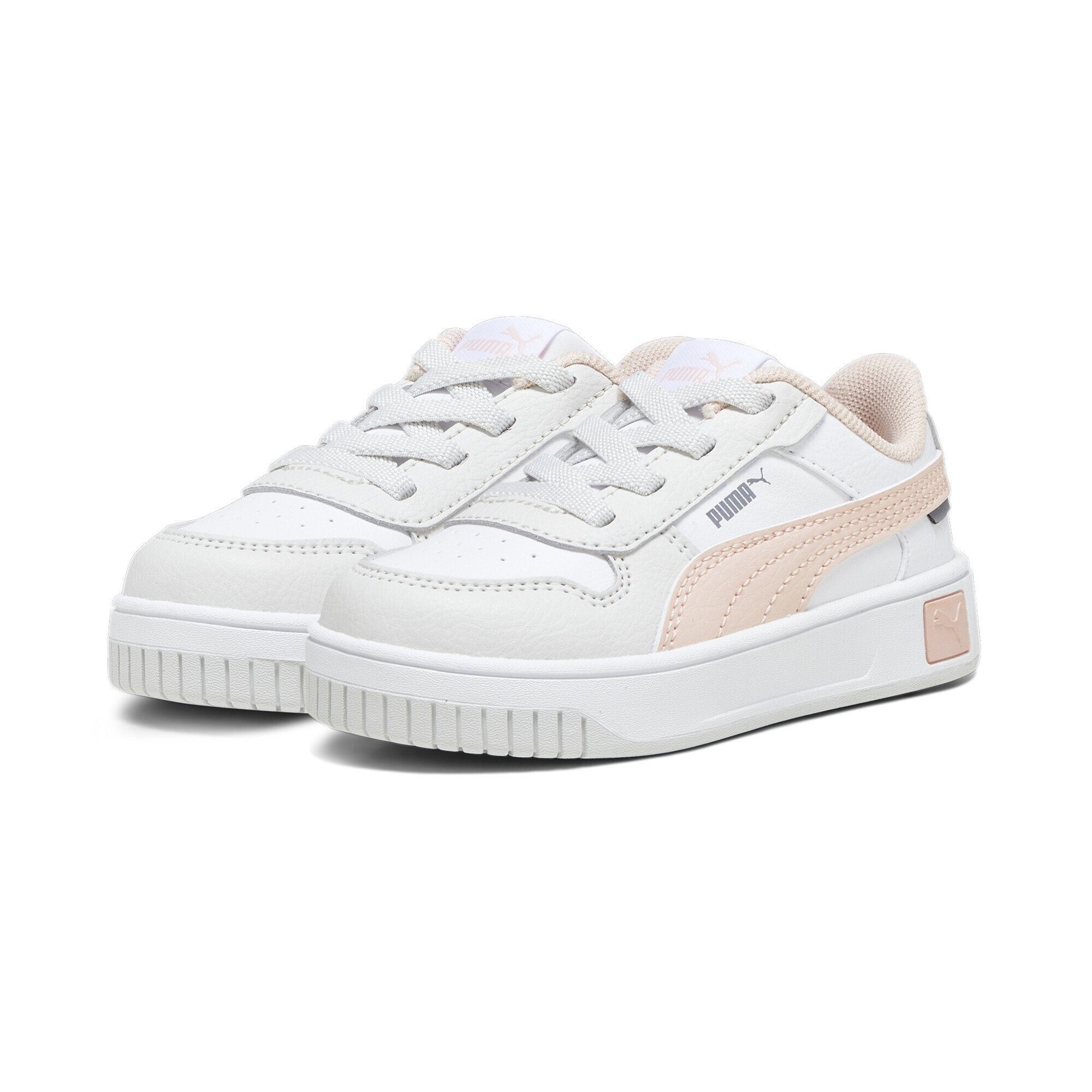 Letzte Preissenkung PUMA Carina Street Sneaker Pink Mädchen Rose Feather White Dust Gray Sneakers