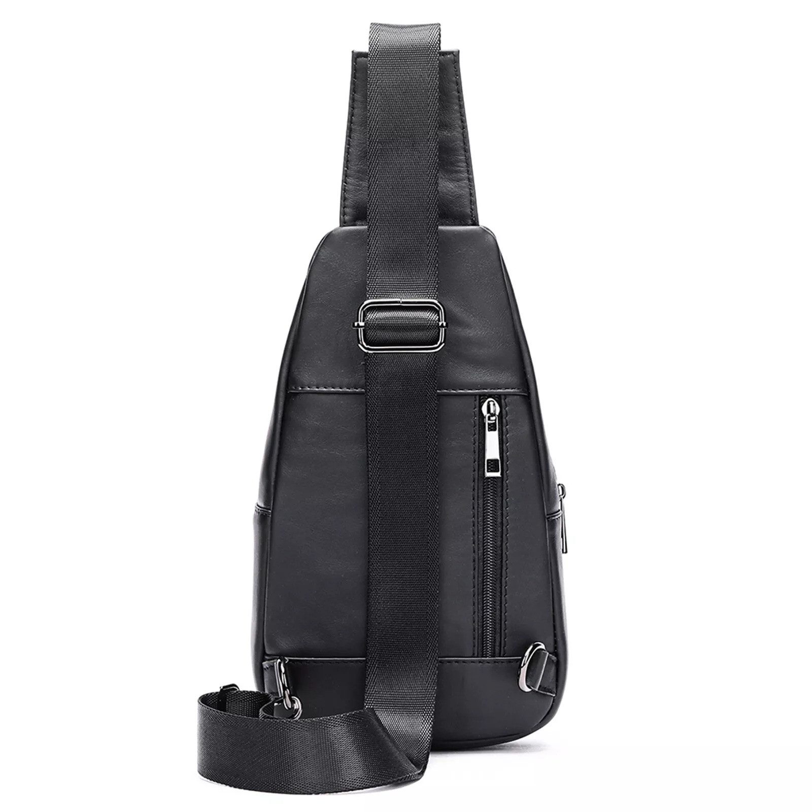 YUBRO-STUDIO Messenger Bag Herren Leder Sling günstig online kaufen