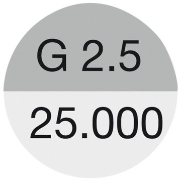 fortis Spannzwinge Spannzangenfutter ER DIN 69893 A HSK-A 63-25 x 75 mm